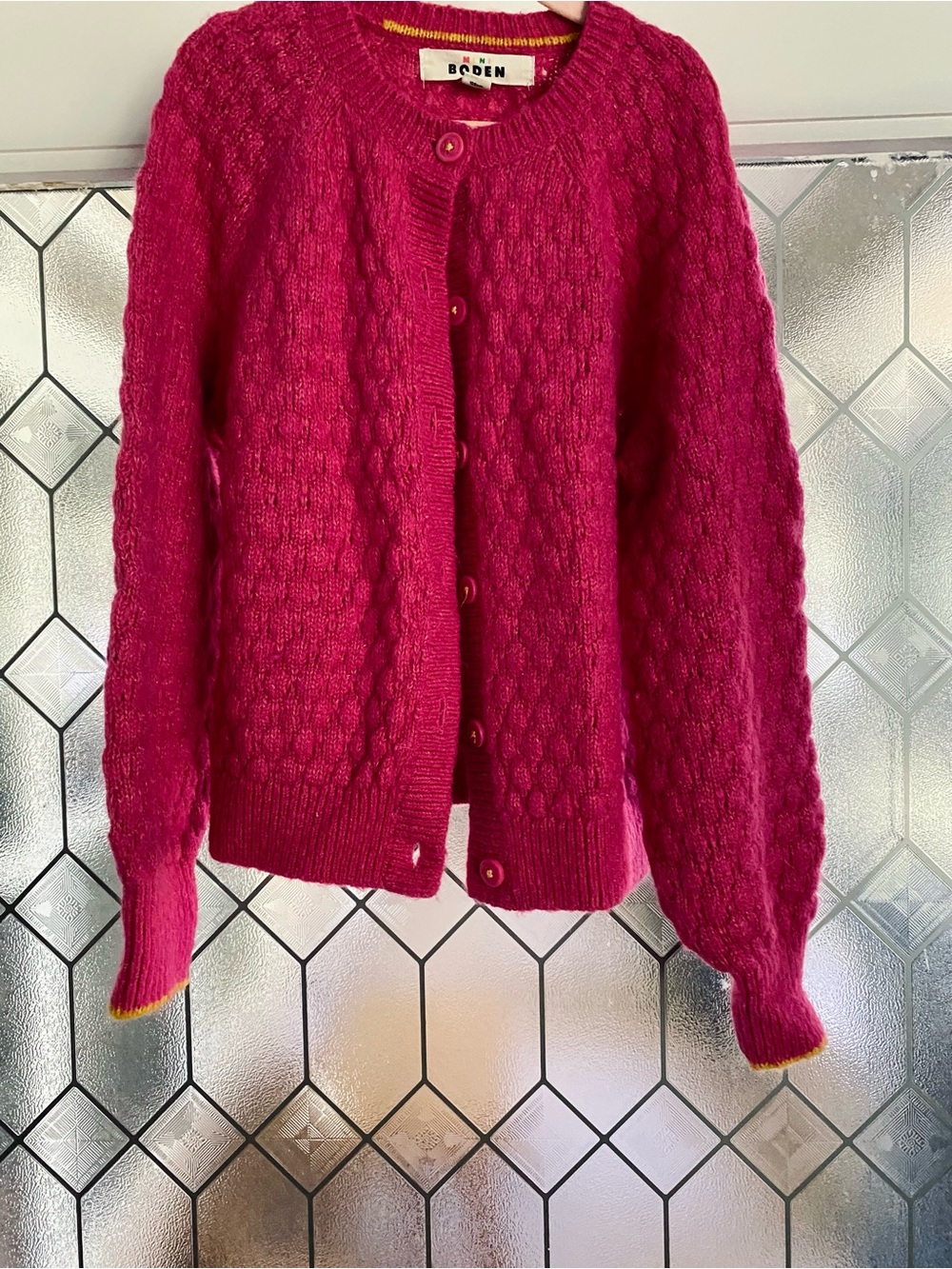 Mini Boden Bobble Stitch Cardigan
